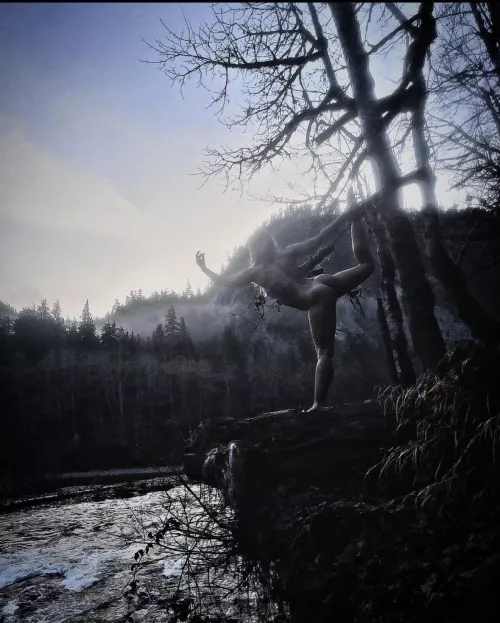 Some cold water and balance time on New Year’s Eve