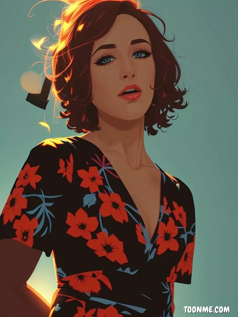 Toon art but still... I look so cute! Nervous to reveal my face!