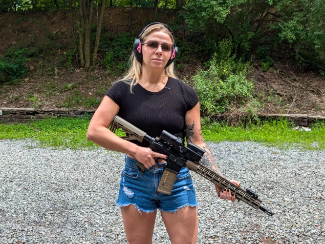 What’s more patriotic than a girl with a gun?