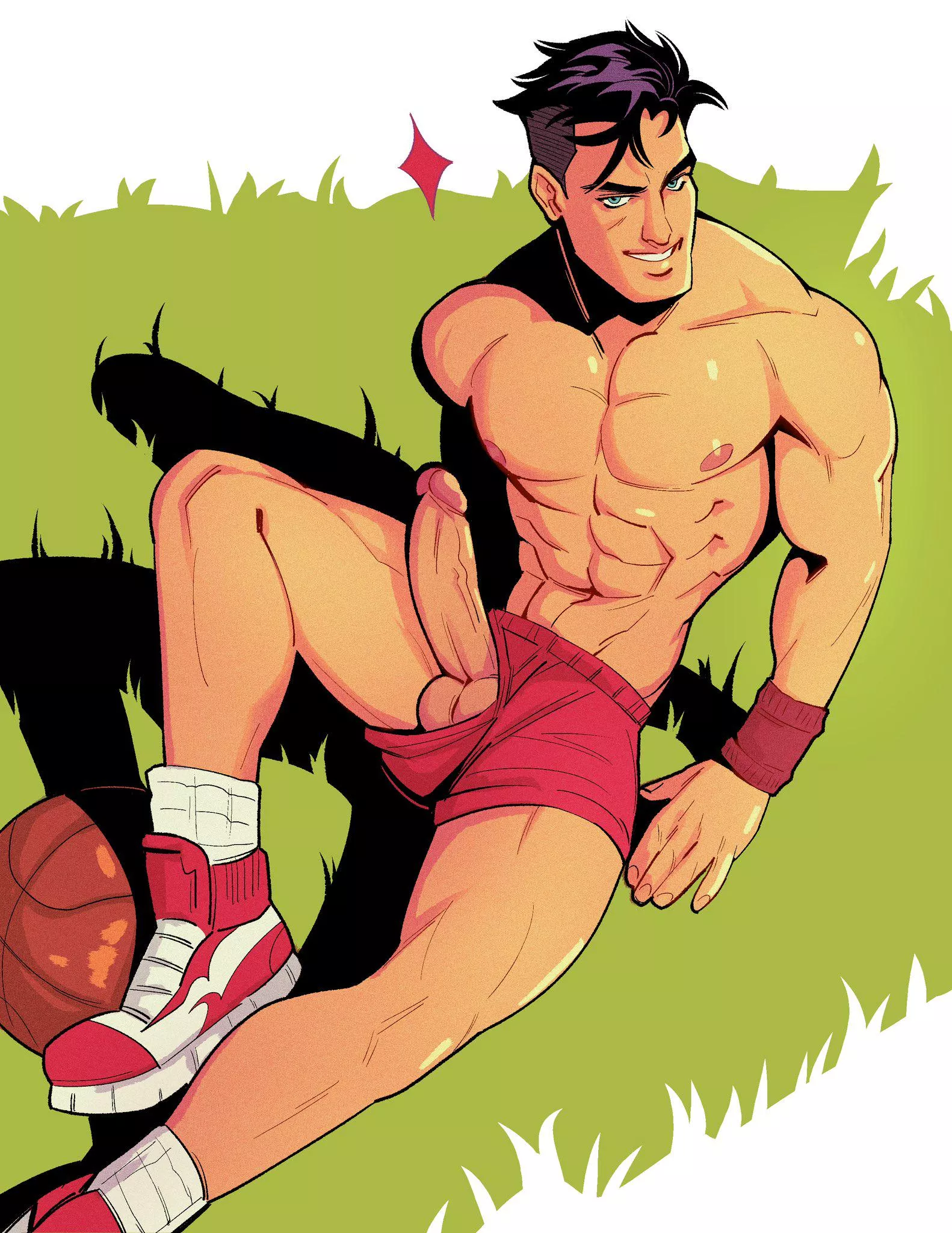 Would you suck him off, after he's sweaty from basketball? (By CastleChaythe) 