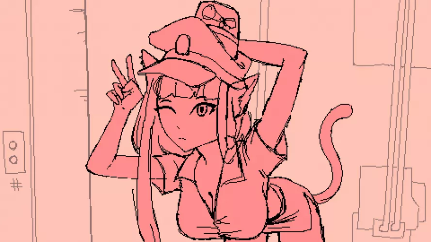 Your Kitty Cute Officer In Progress :3 [GIRLDIVERS]