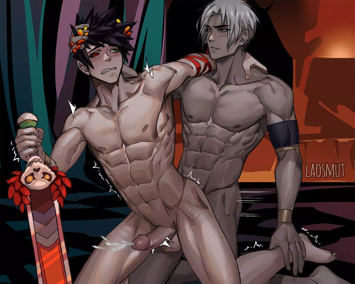 Zagreus and Thanatos (By laosmut) 