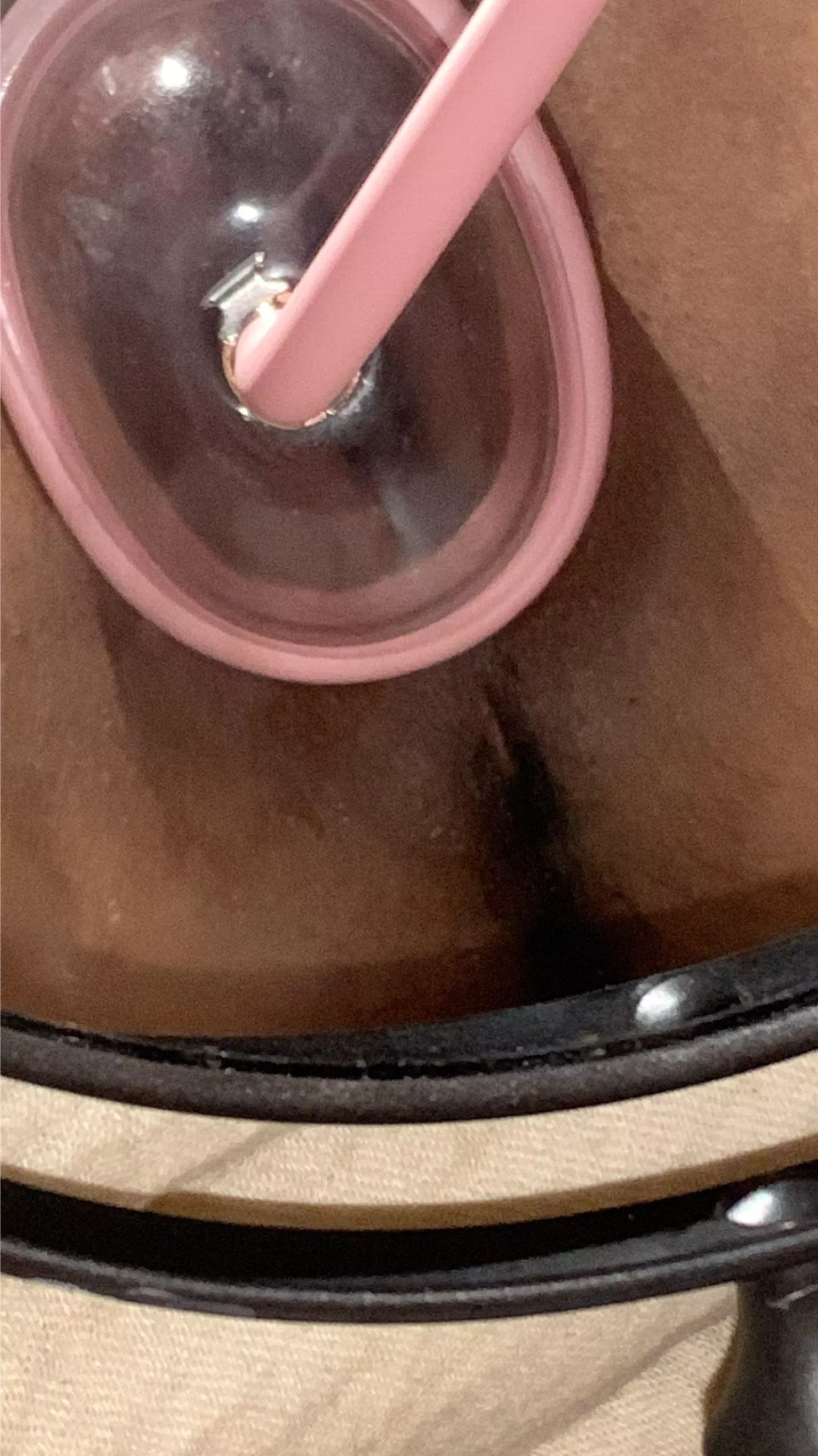 Cream coming out as I pump [f]