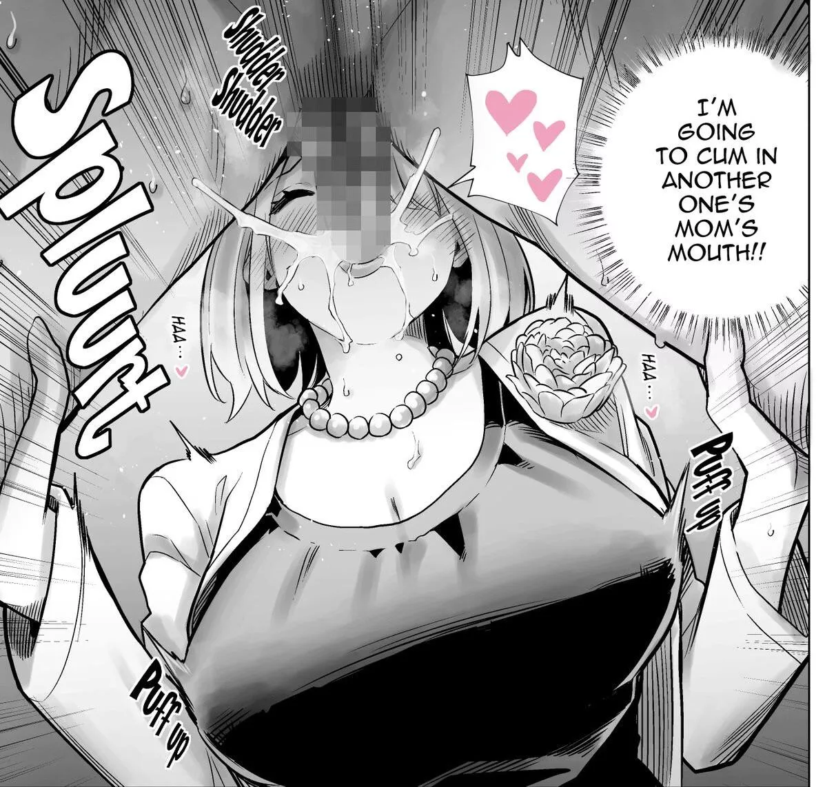 Cumming in milfs mouth 