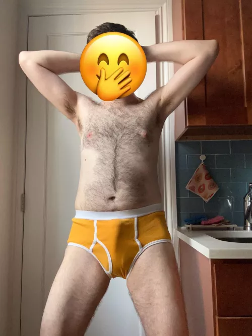 Do I look ok in colored briefs?