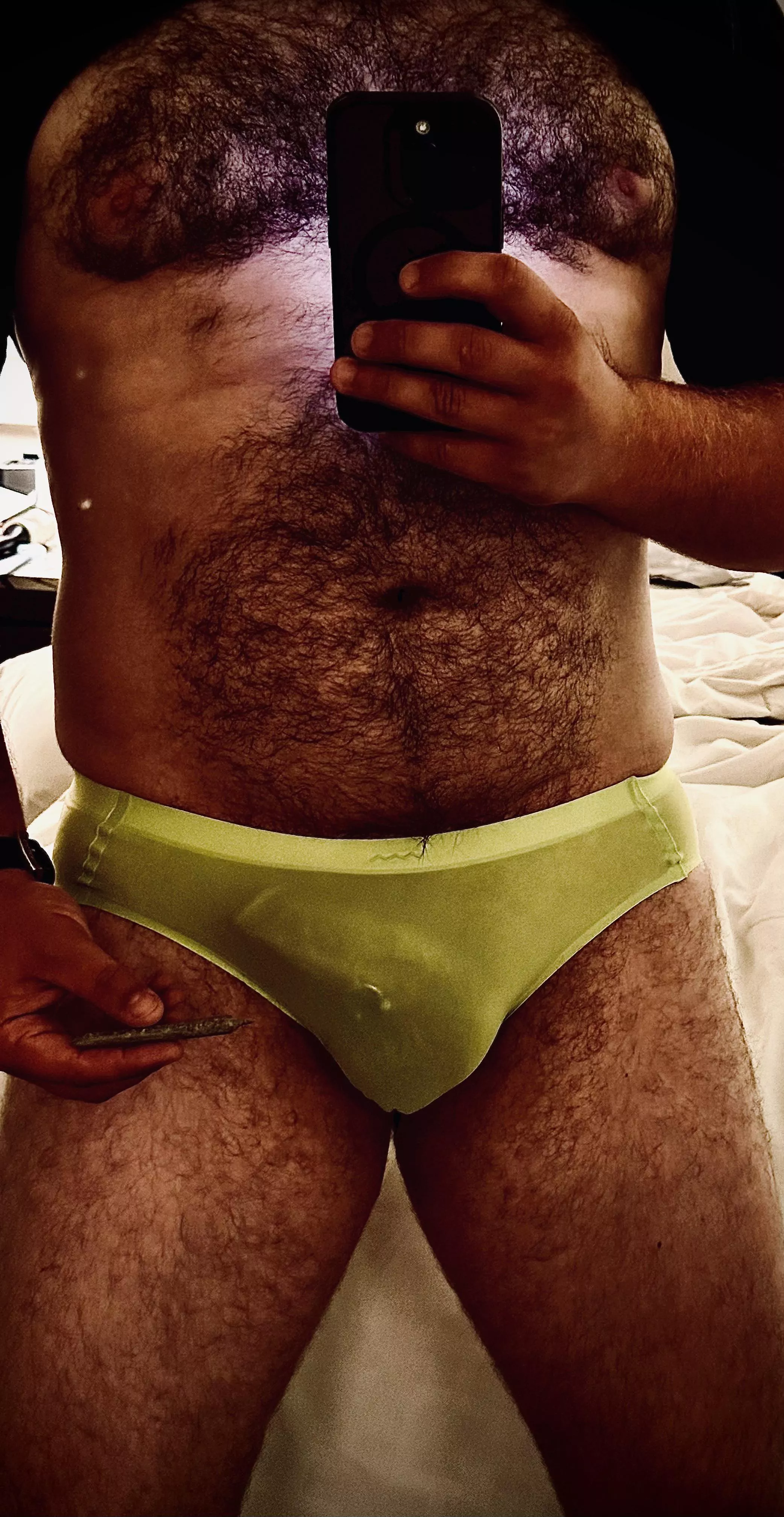 Green joint and see-thru green undies (35M)