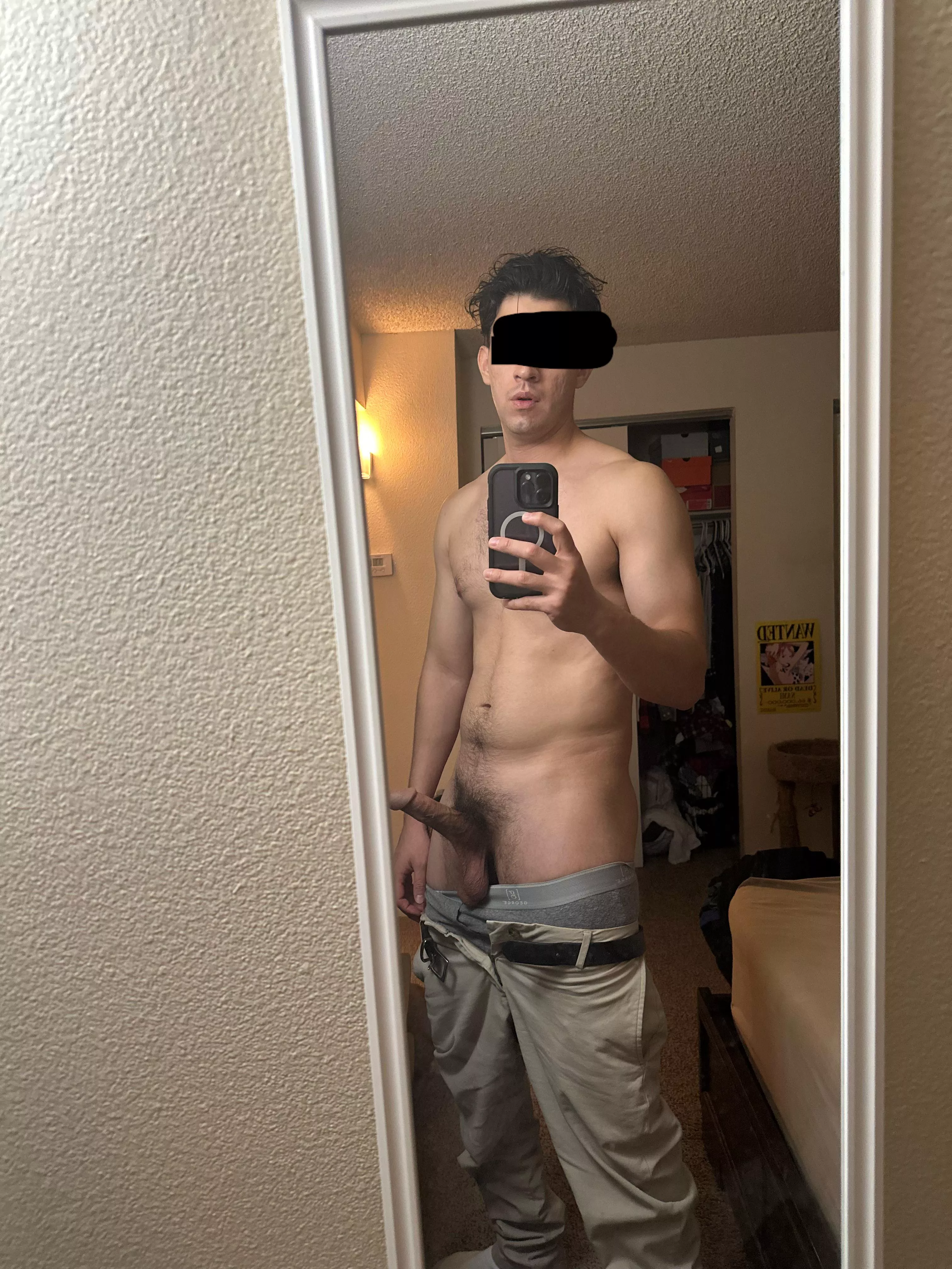 Just getting undressed after the club 