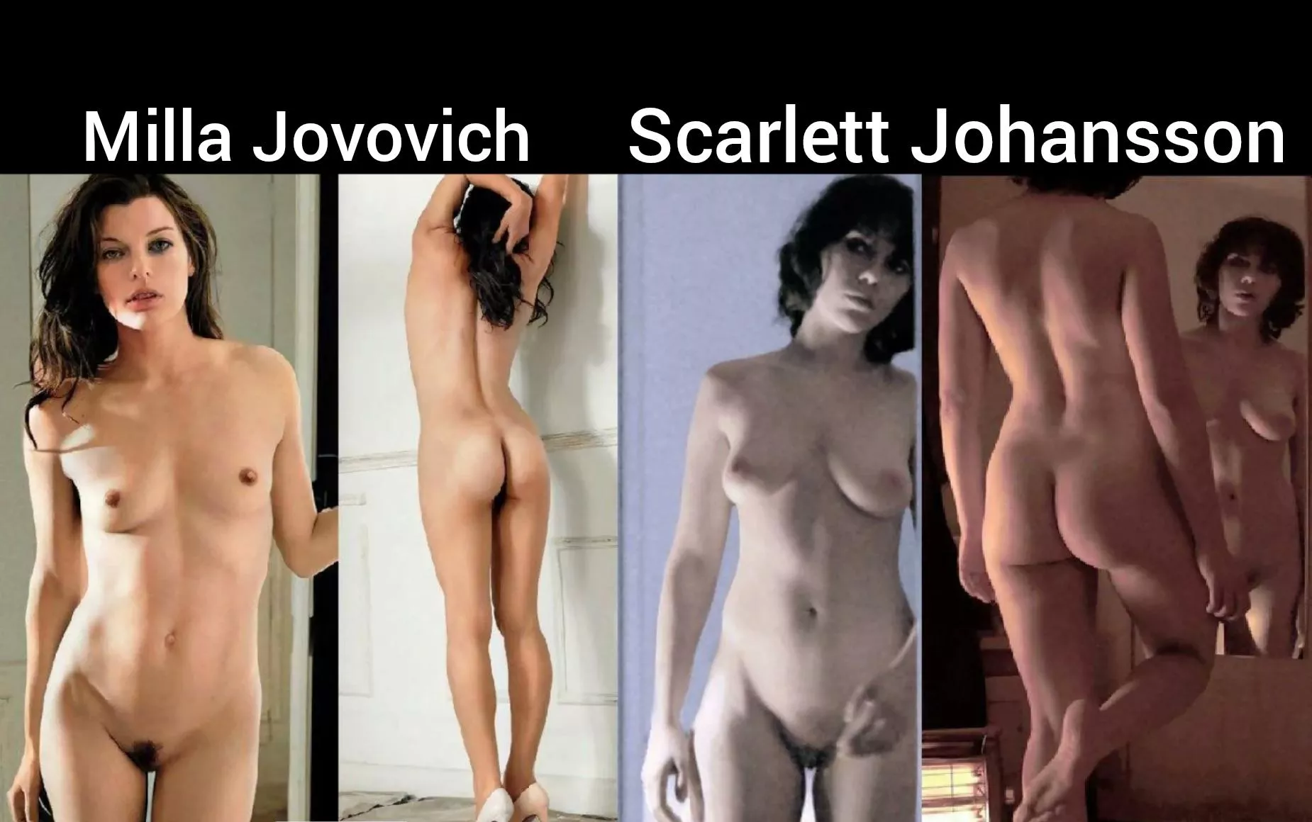 Milla Jovovich or Scarlett Johansson 🤔