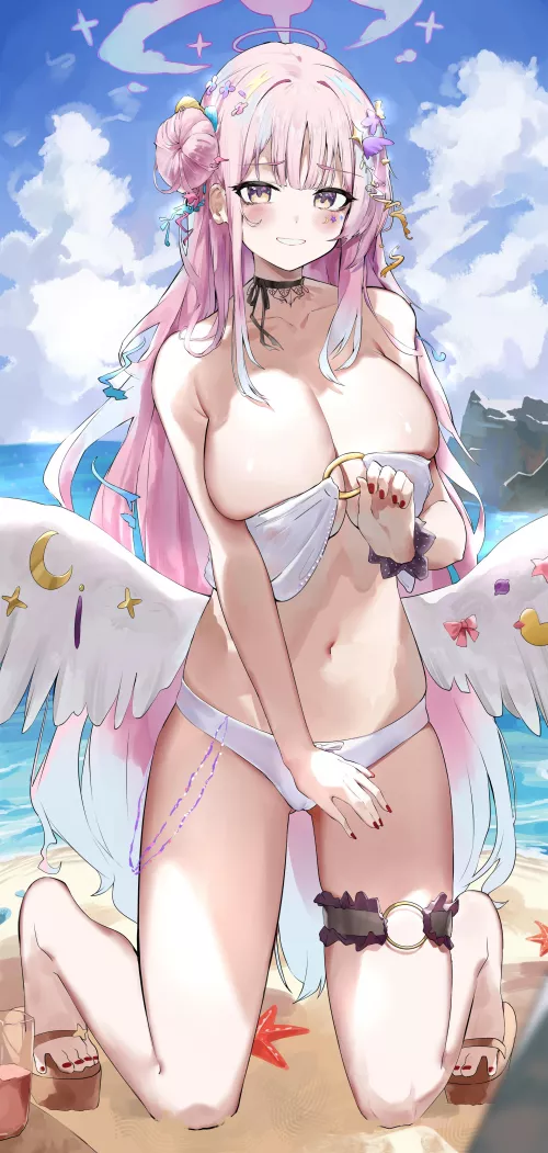 Misono Mika in a swimsuit