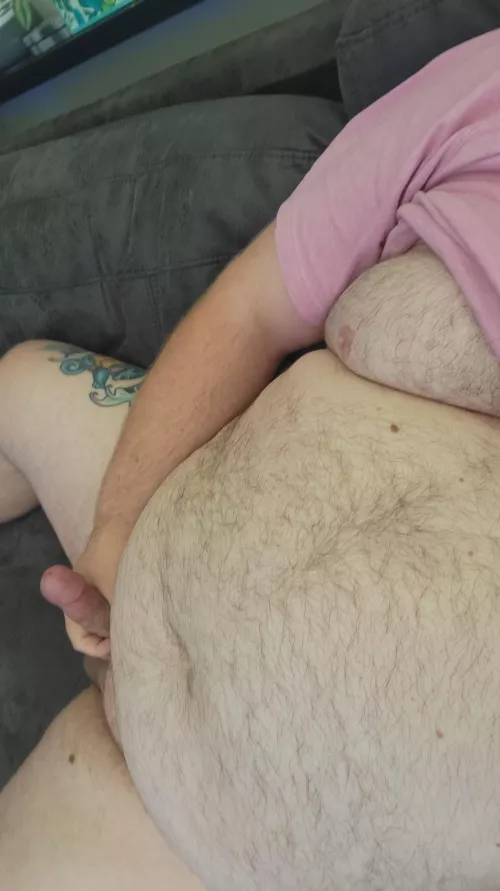 Nearing the end of my edging session