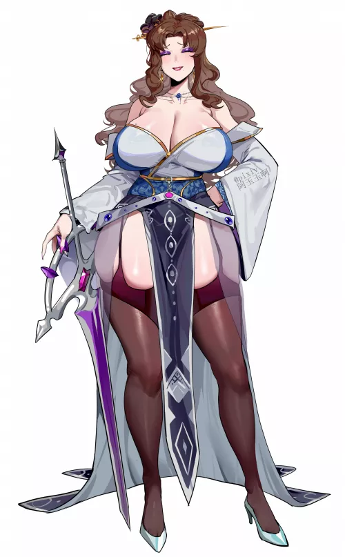 Qiu Yeming, the milf leader of the Miaojian Sect of Qinglian Mountain [original]