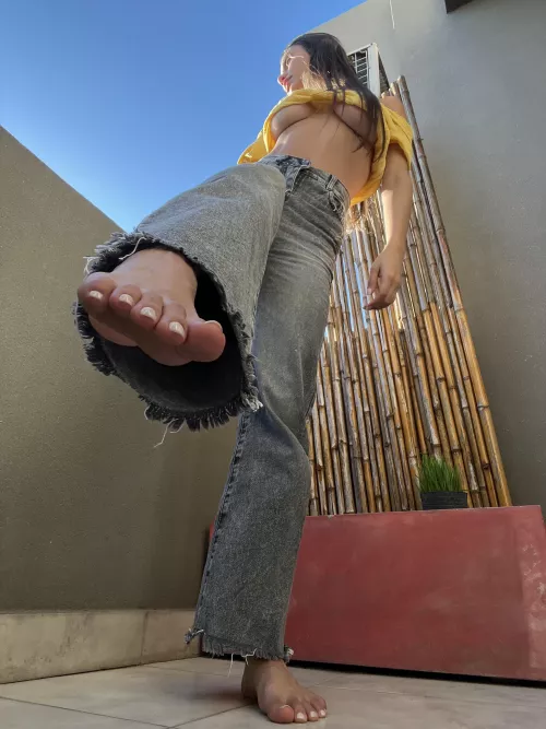 Since you’re on your knees begging, go ahead and clean them.