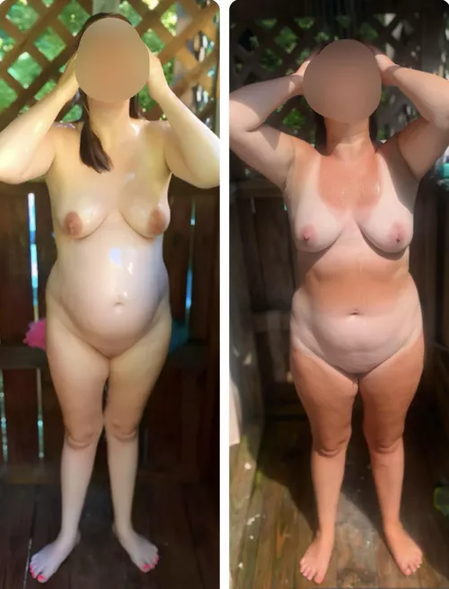 Then>Now, a lot changes in 7 years. Except my love of being outside!