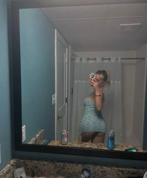 You can use my ponytail to grab me..