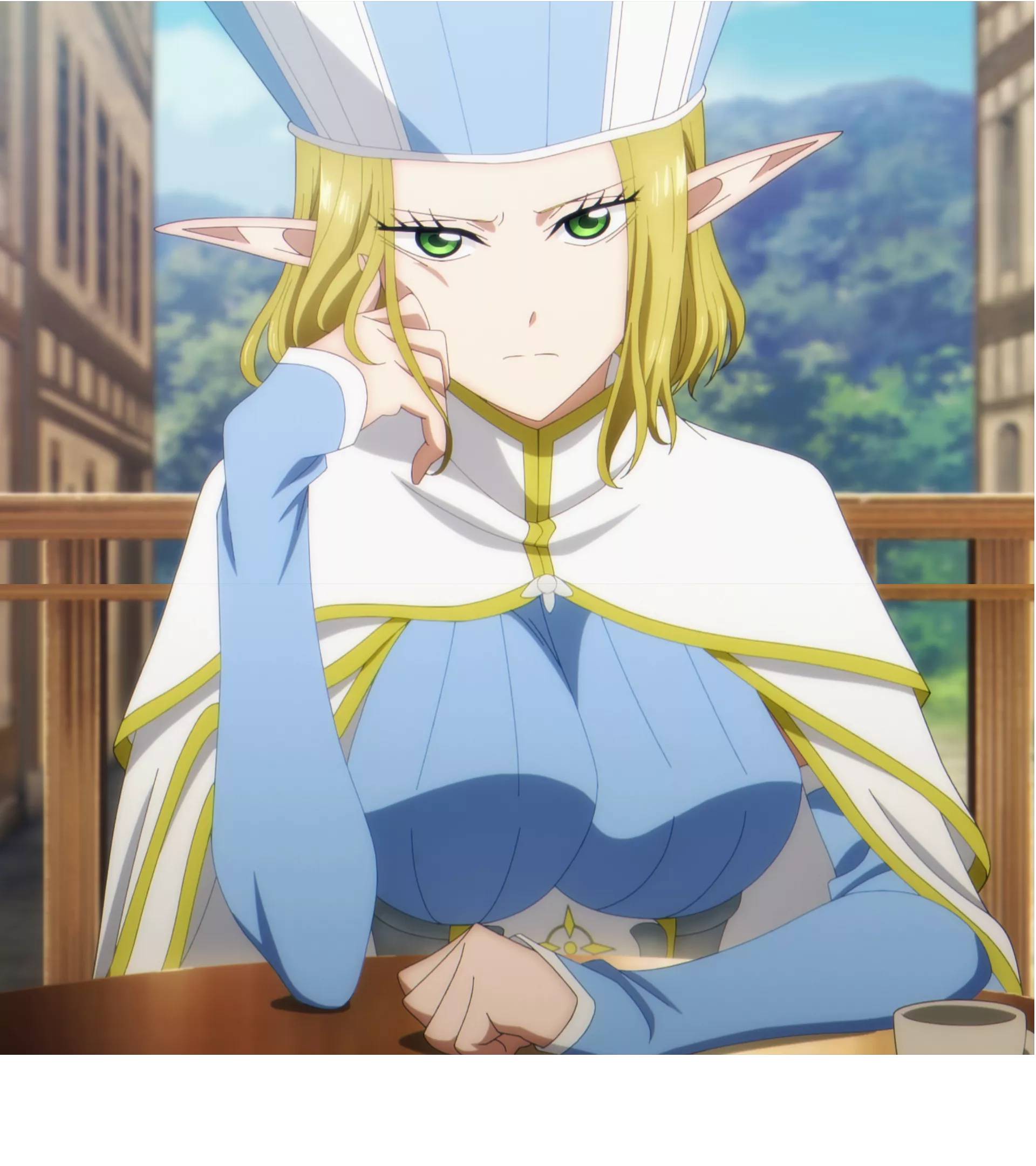 Any recommendations to improve the editing of this image? I saw a vertical screenshot from some user in this group and I want to learn as well. [anime: Isekai Shikkaku - Ysha]