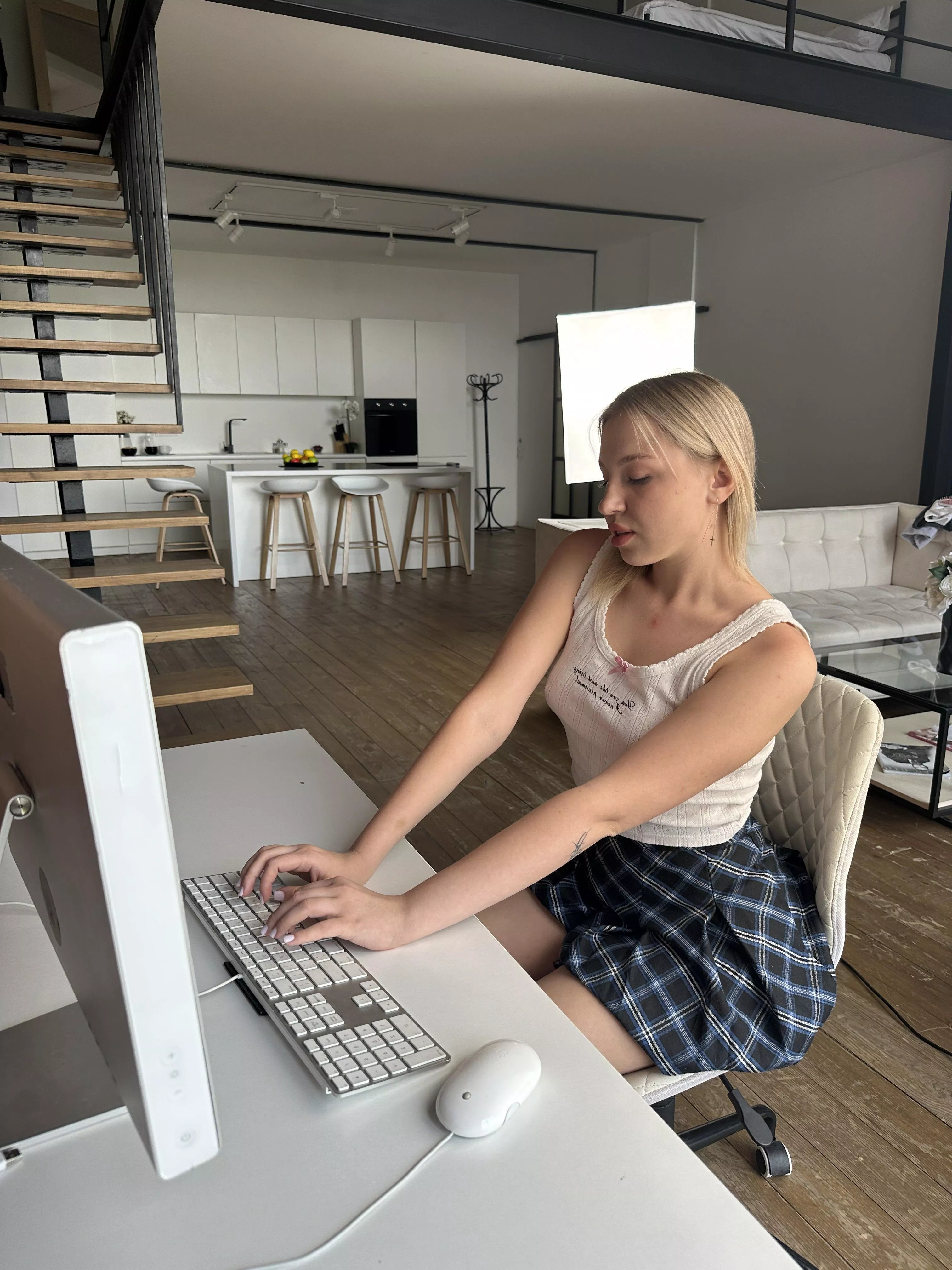 Do you fancy playing with me underneath my skirt