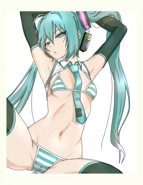 Miku loves teasing in stage