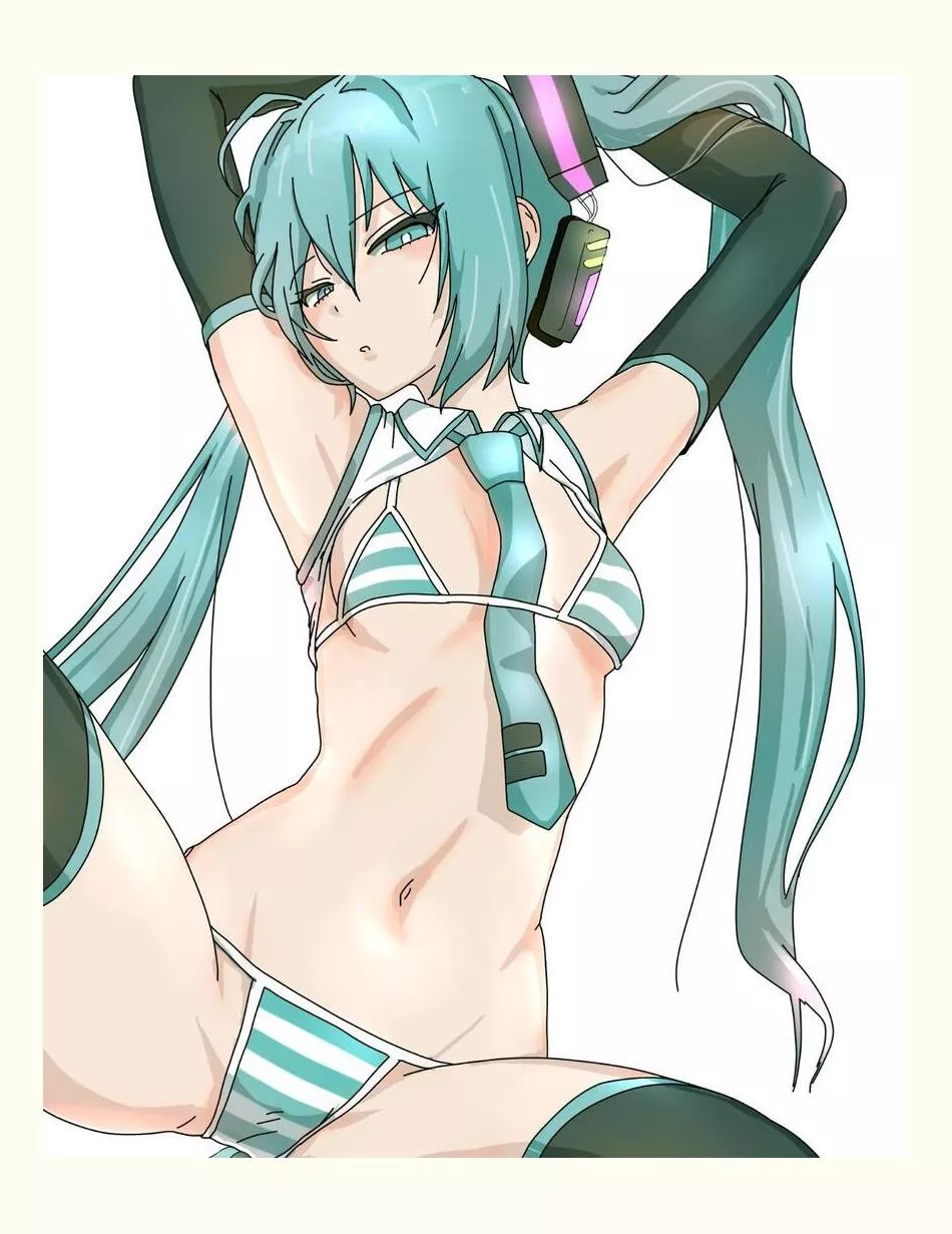 Miku loves teasing in stage