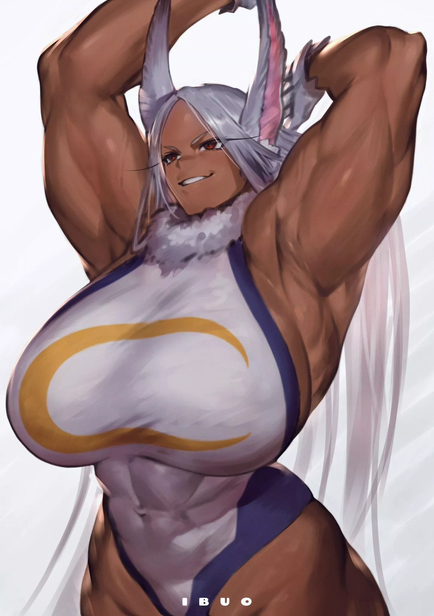 Muscled titty goddess Mirko (ibuo)