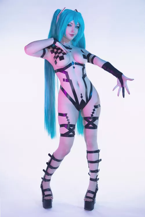 My Hatsune Miku cosplay (Shiroktsne)