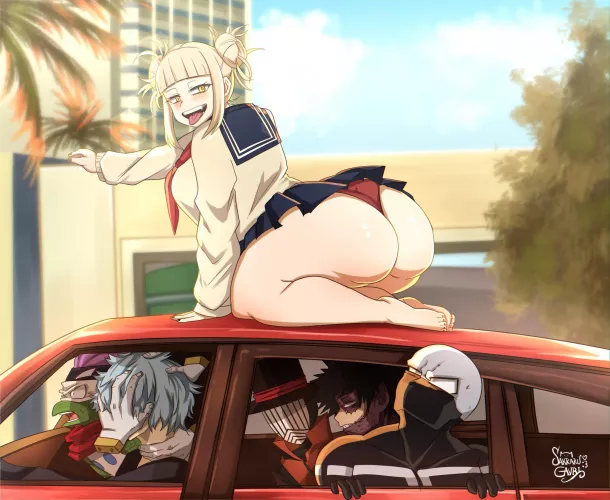 Toga shaking that fat ass (Sakkaku_Gravii)