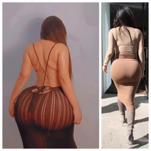 You know you've made it when you see your ass is bigger than Kim K