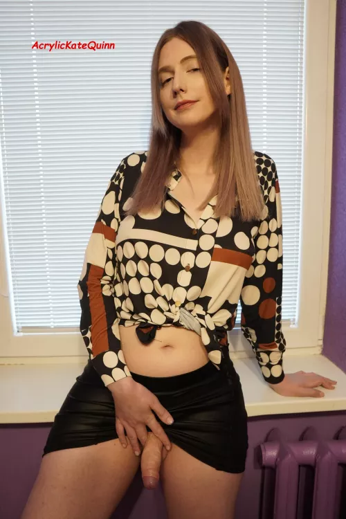 You said you want to see under my skirt 😋