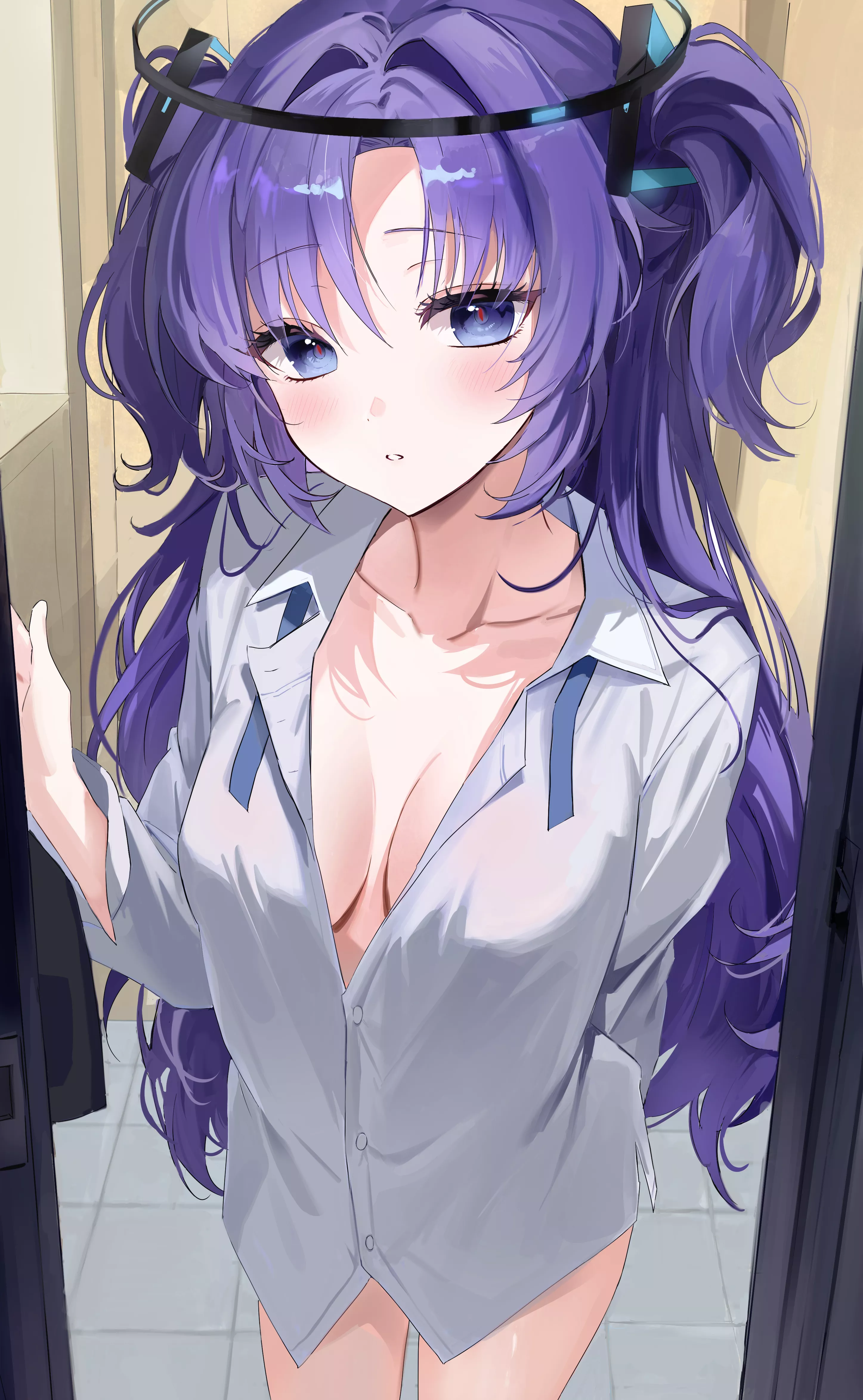 Yuuka opens the door for sensei (PB___q) [Blue Archive]