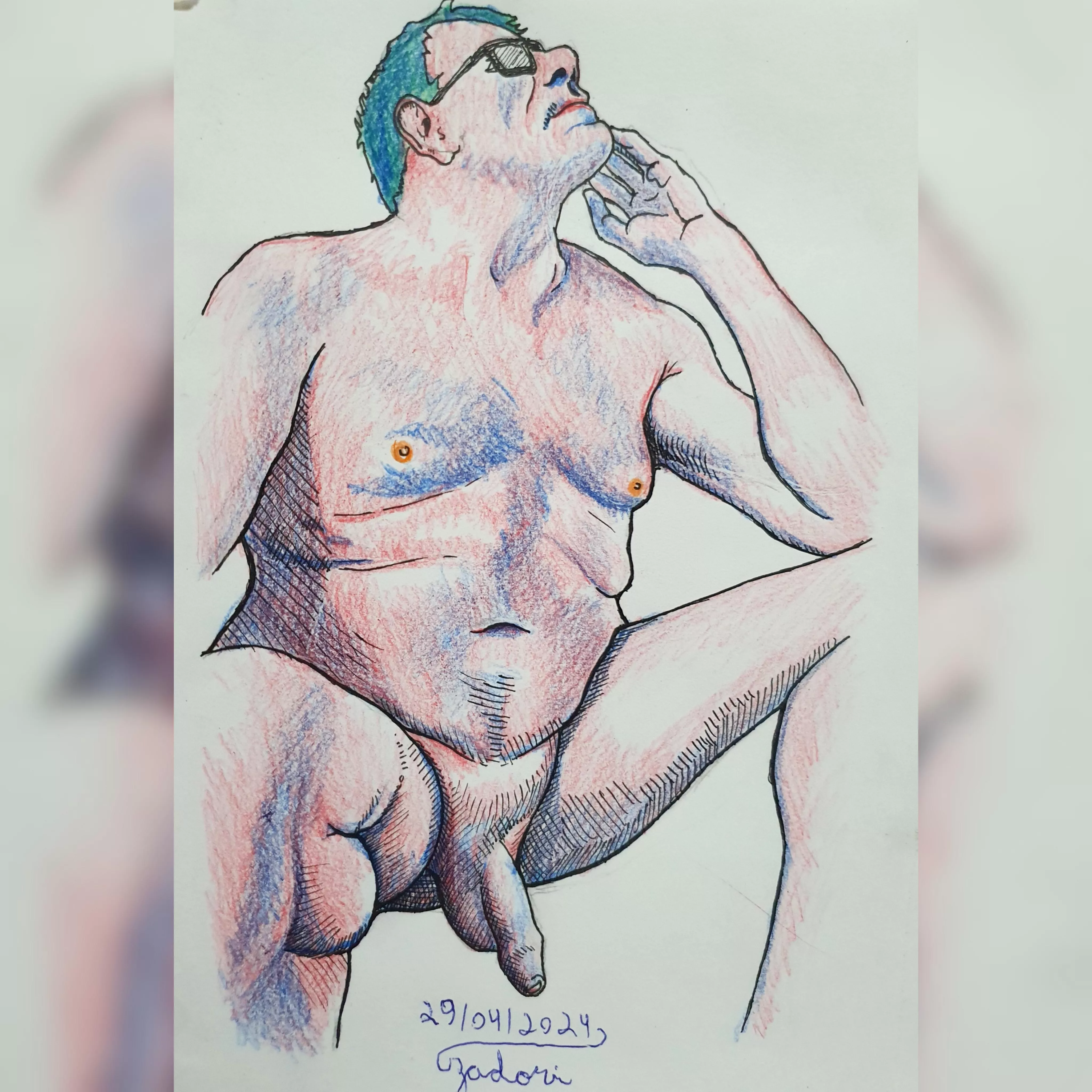 Anonymous submission, man with glasses- Made by me 