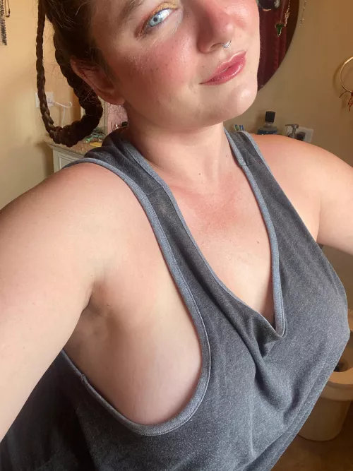 Braless for the gym 