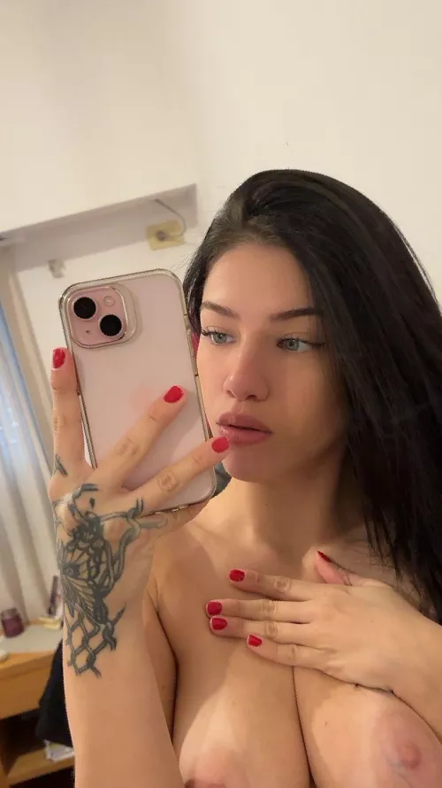 Can you tell I'm craving for someone to tight my boobs while is licking my pussy