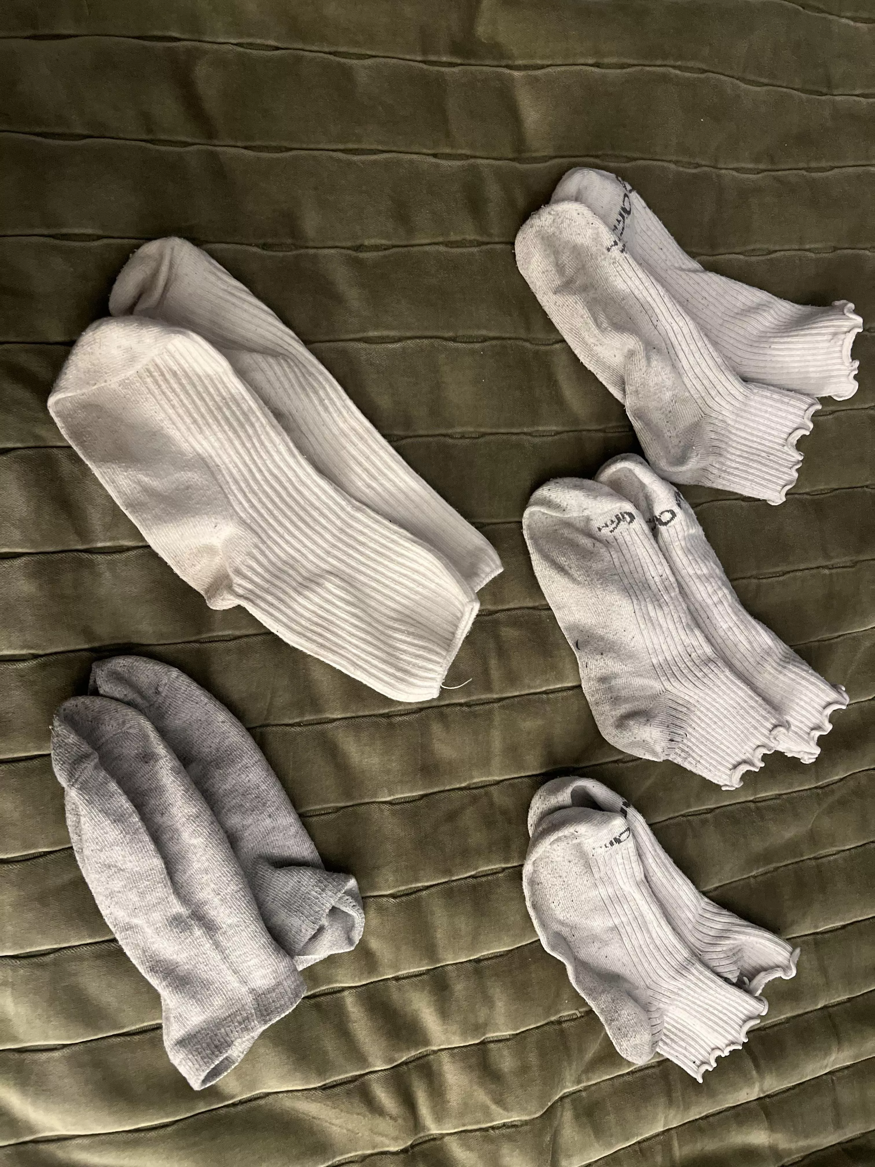 I heard ever girl needs some white socks in their sock drawer! 