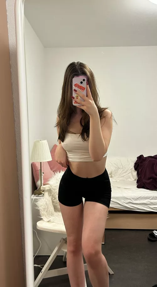 Just me in my new tops