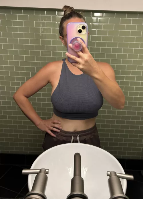 My favorite top to go braless in