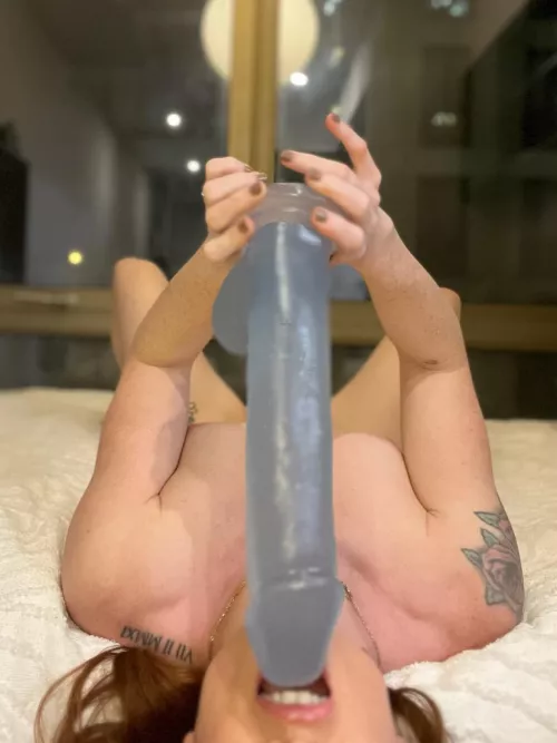 No Dildo is too big for me 😈