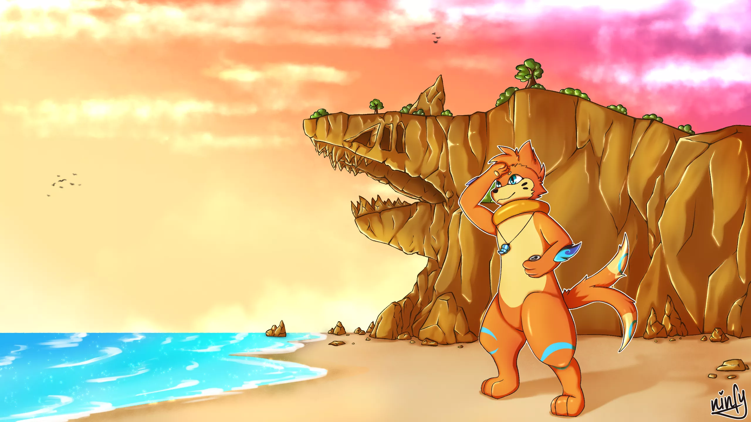 [OC] My long overdue artfight attack (I procrastinate a lot)