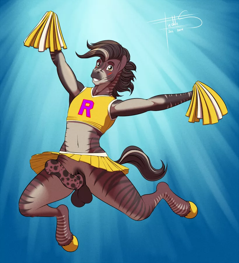 Pretty cheerleader (Freckles)