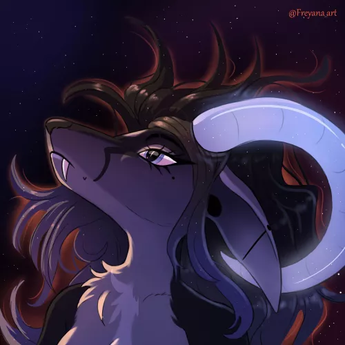 Stargrazing (art by me)