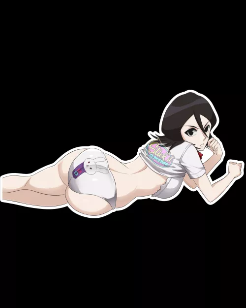 Thats a cute chappy the rabbit Rukia (Stick it Anime)