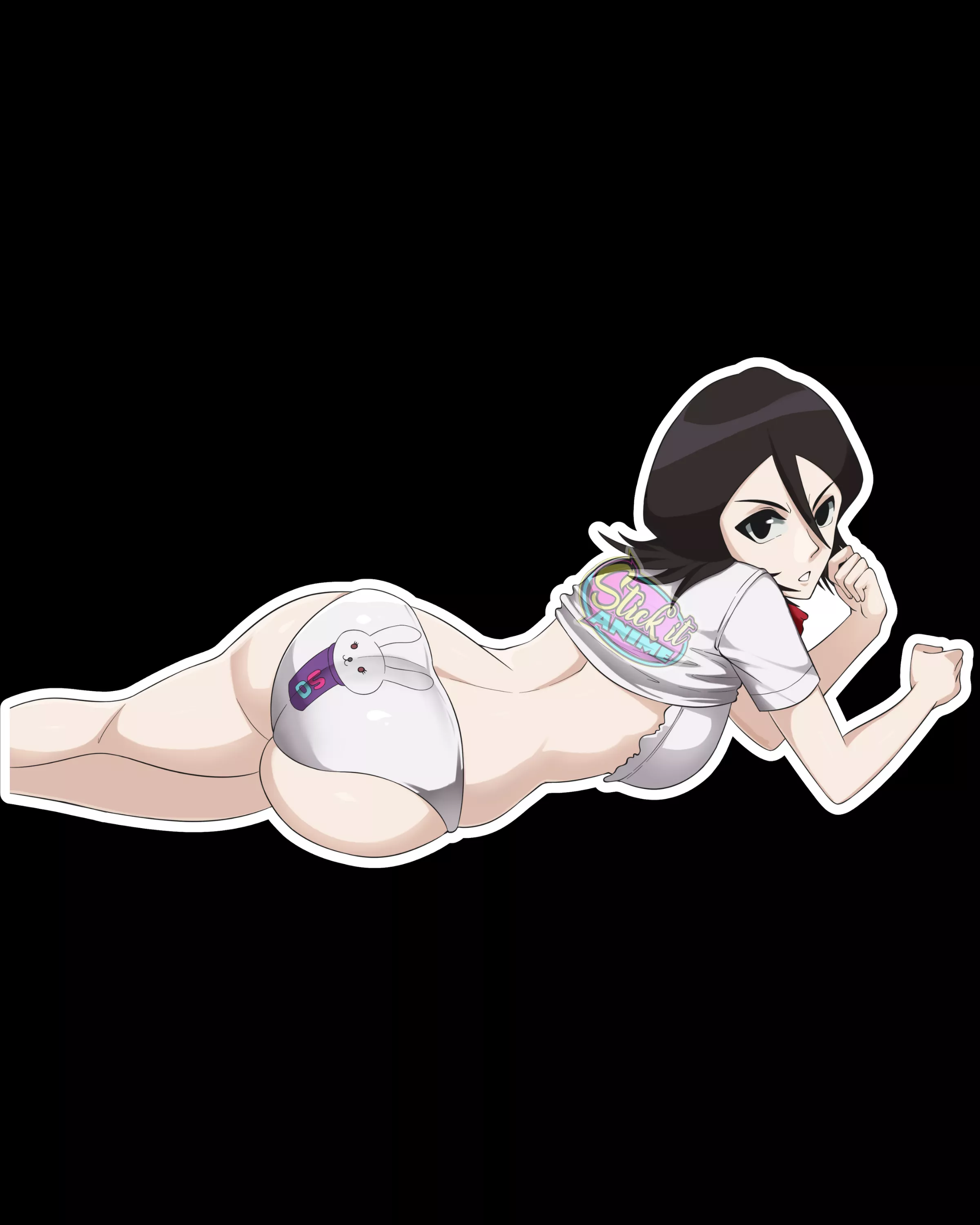 Thats a cute chappy the rabbit Rukia (Stick it Anime)
