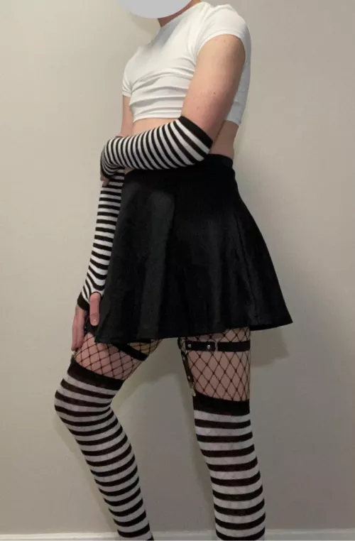This is my first femboy outfit.