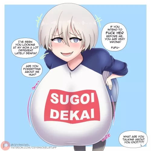Uzaki Chan is an oppai queen