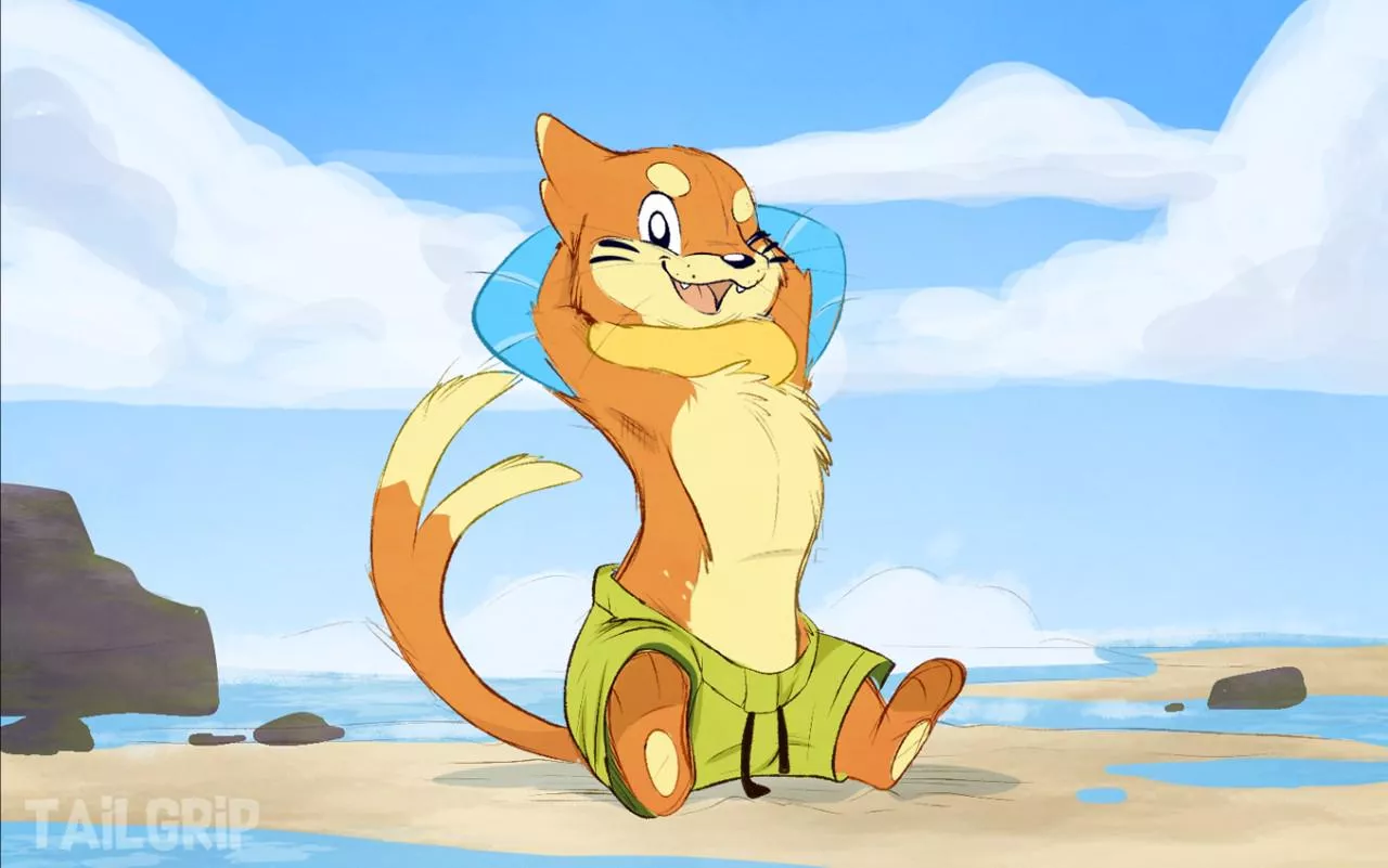 Water weasel (art by Tailgrip)