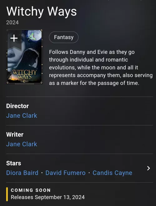 Witchy Ways coming soon September 13th