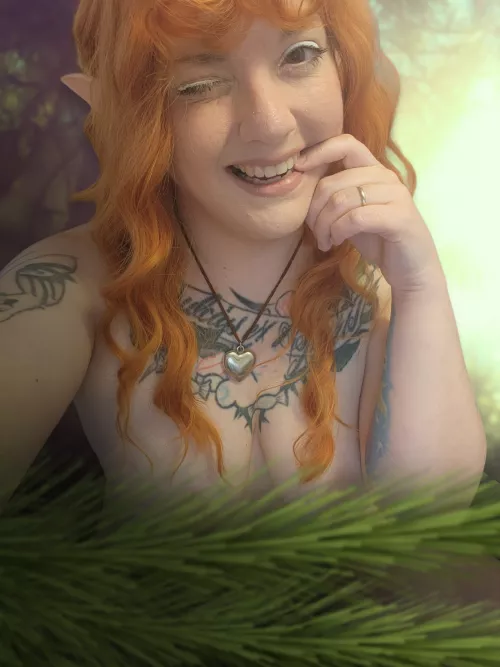 You found this cute lil elf in the forest.....