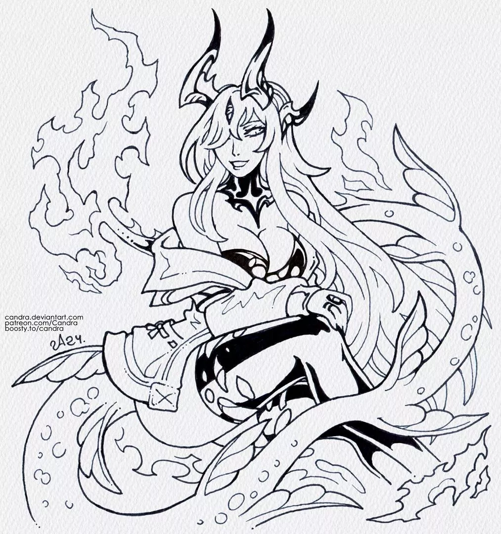 Eblana by Candra (Arknights)