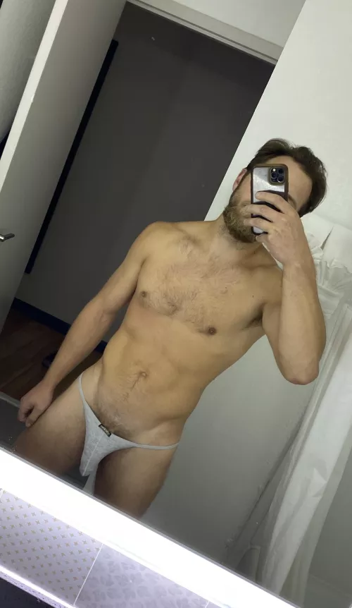Hotel room underwear pics go hard