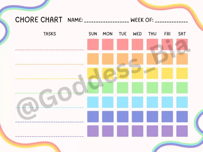 I hope my subs are ready… the chore chart is coming out