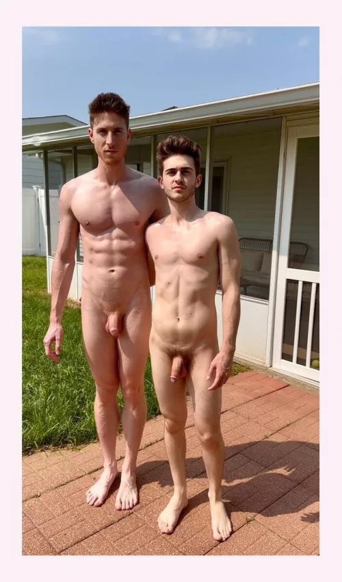 I hope our new neighbofs can't see us