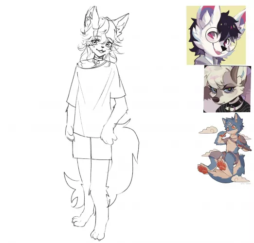 It‘s the first I draw a furry body